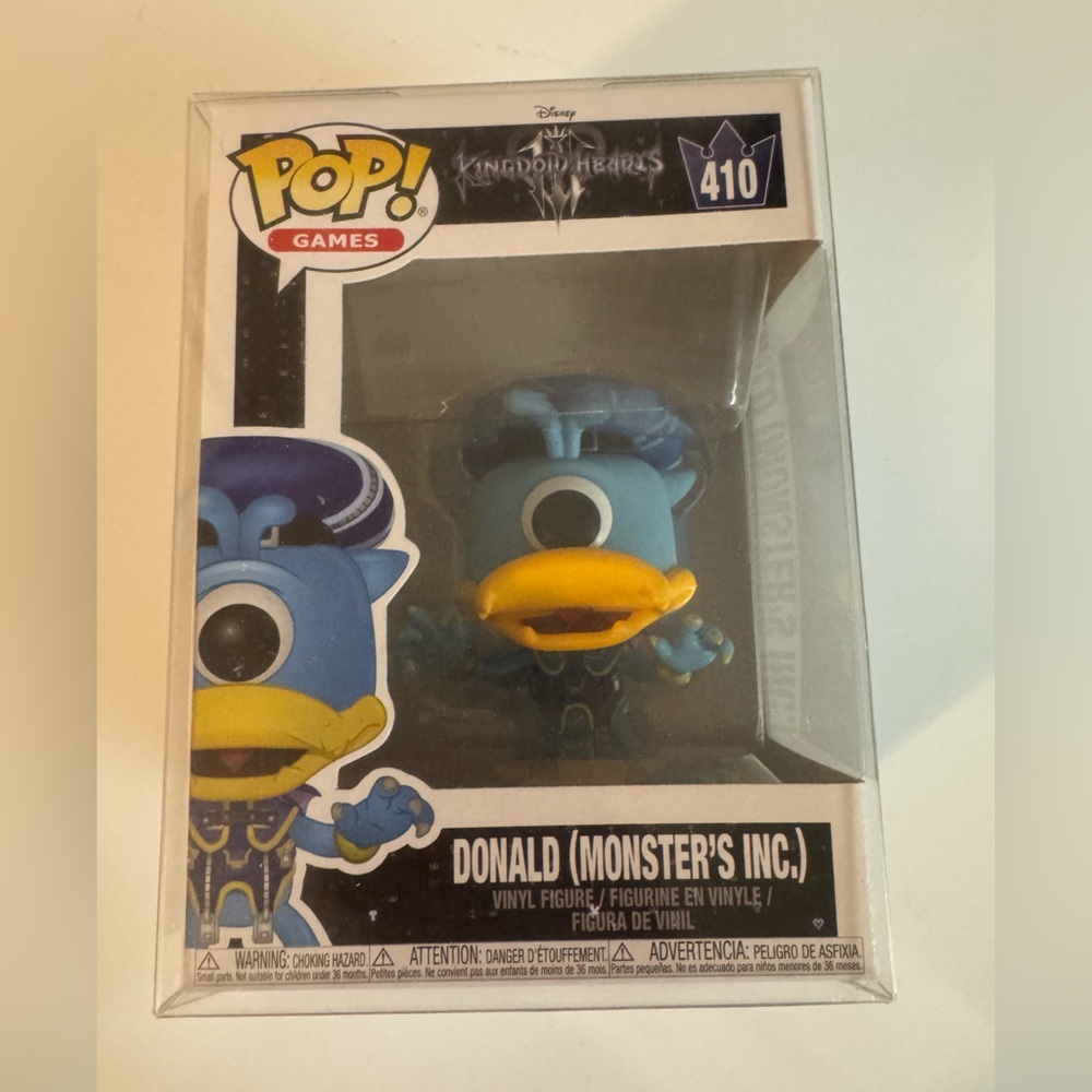 🔵410 Funko Pop Games Kingdom Hearts Donald (Monsters Inc)🔵